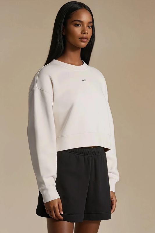 (COMING SOON) NABULSI Lune Crop Crewneck